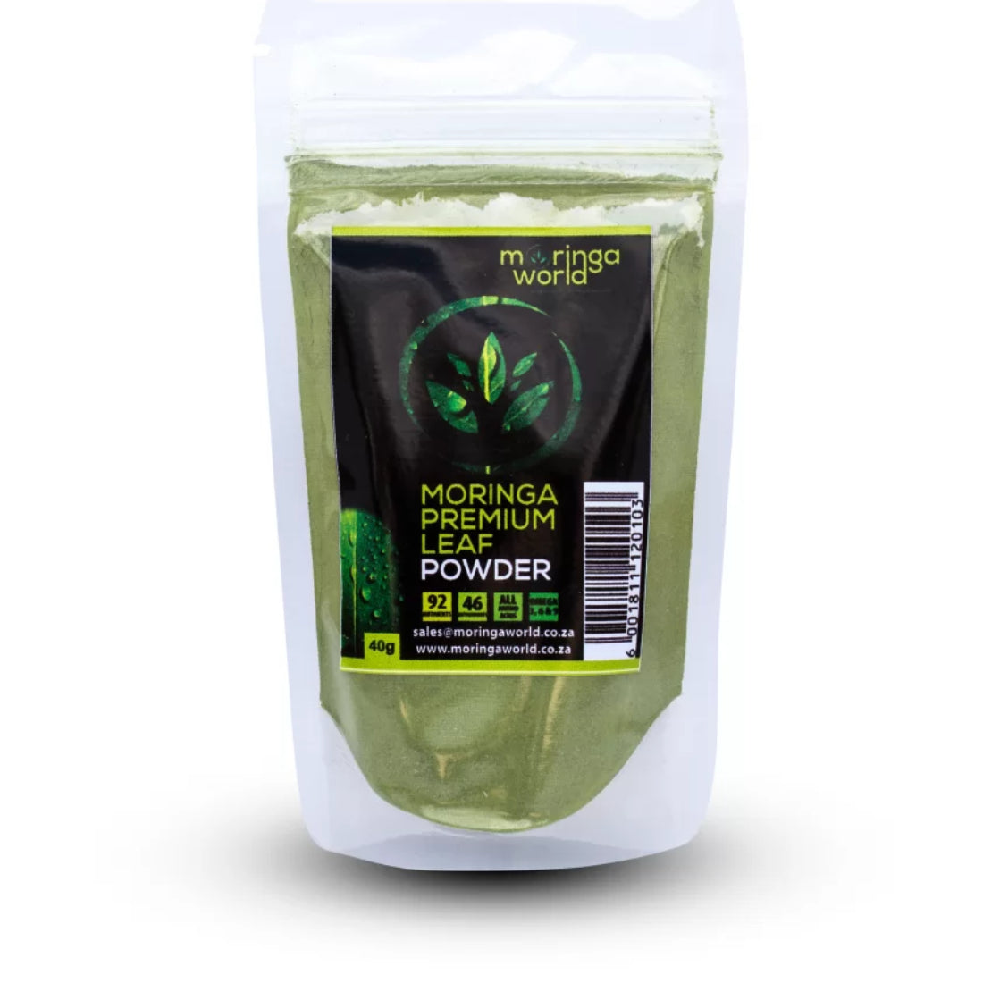 Moringa Leaf Powder Standup pouch (40g) image 0