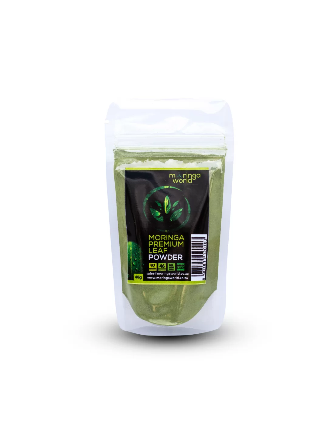 Moringa Leaf Powder Standup pouch (40g) image 0